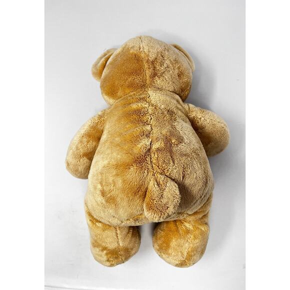 Light Brown Build A Bear Bear size Pre-Owned in good condition has a few stains - Picture 3 of 8